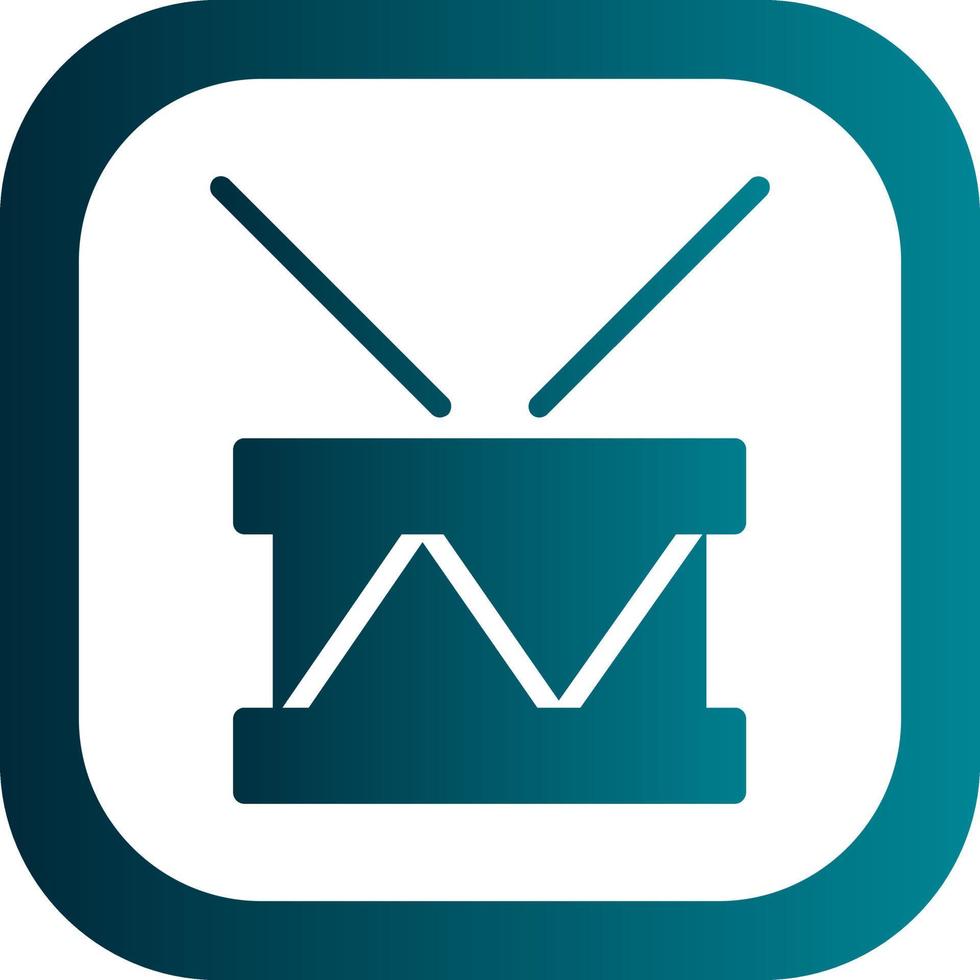 Drum Vector Icon Design