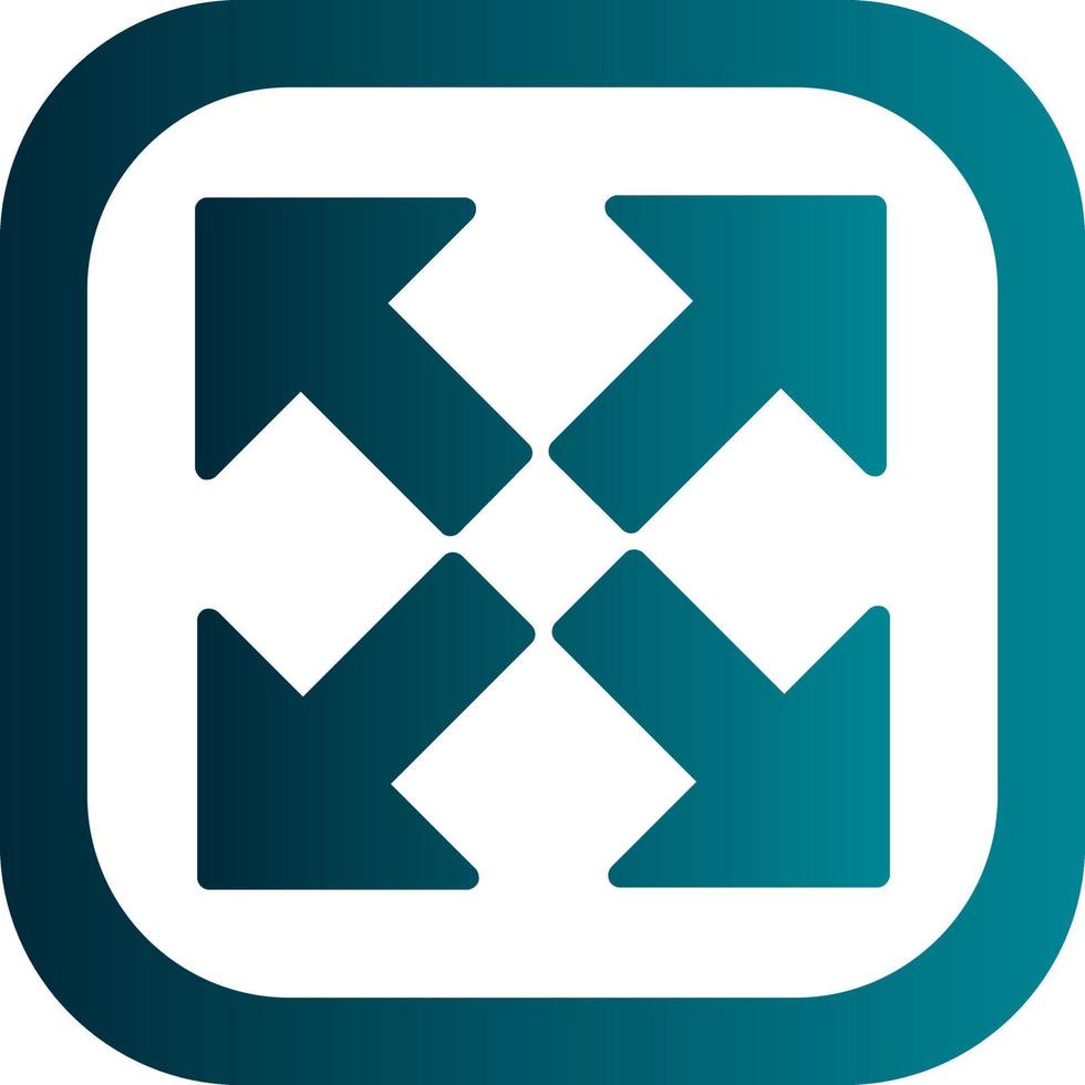 Expand Arrows Alt Vector Icon Design