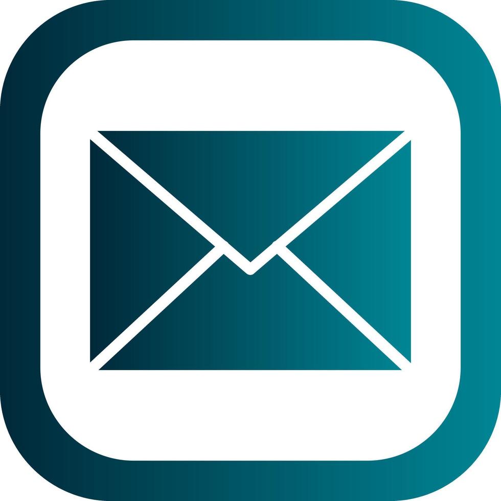 Envelope Square Vector Icon Design