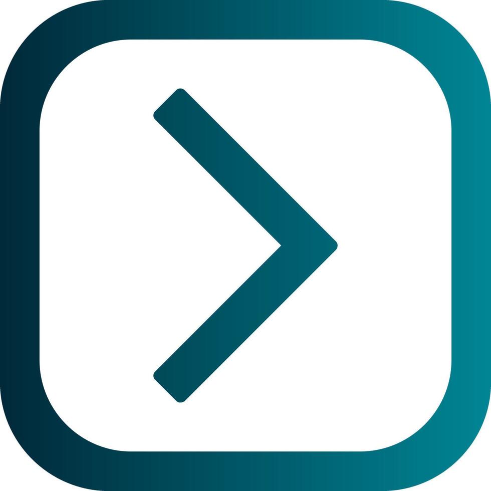 Chevron Right Vector Icon Design