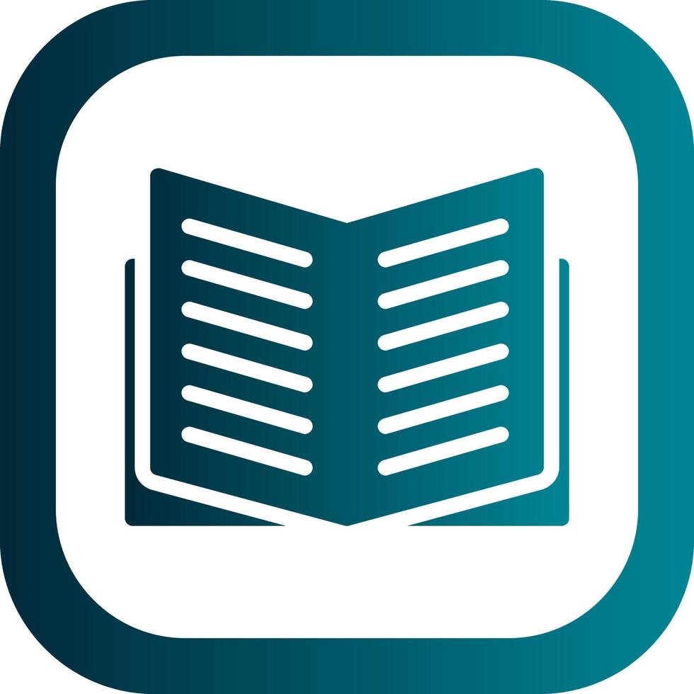 Book Open Vector Icon Design