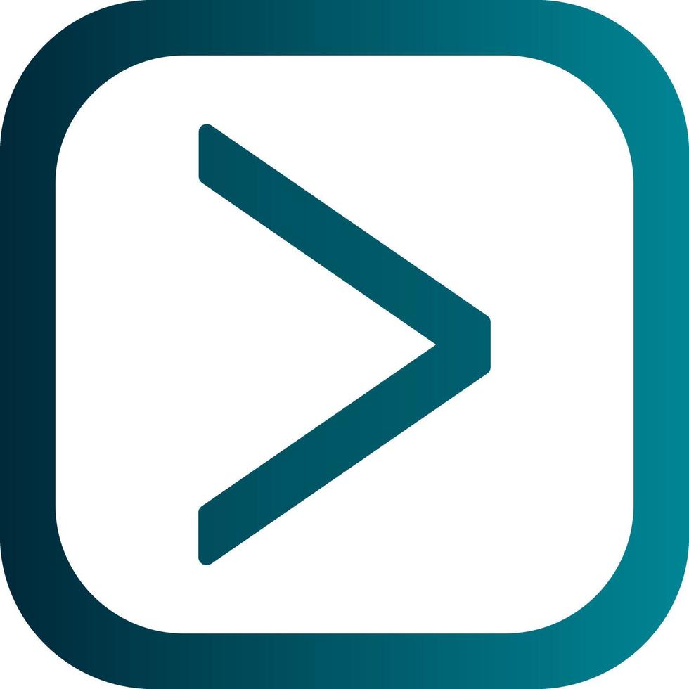 Angle Right Vector Icon Design