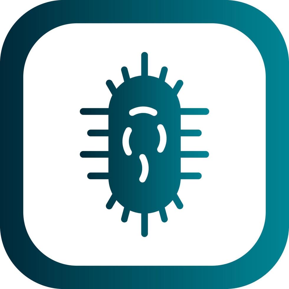 Bacteria Vector Icon Design