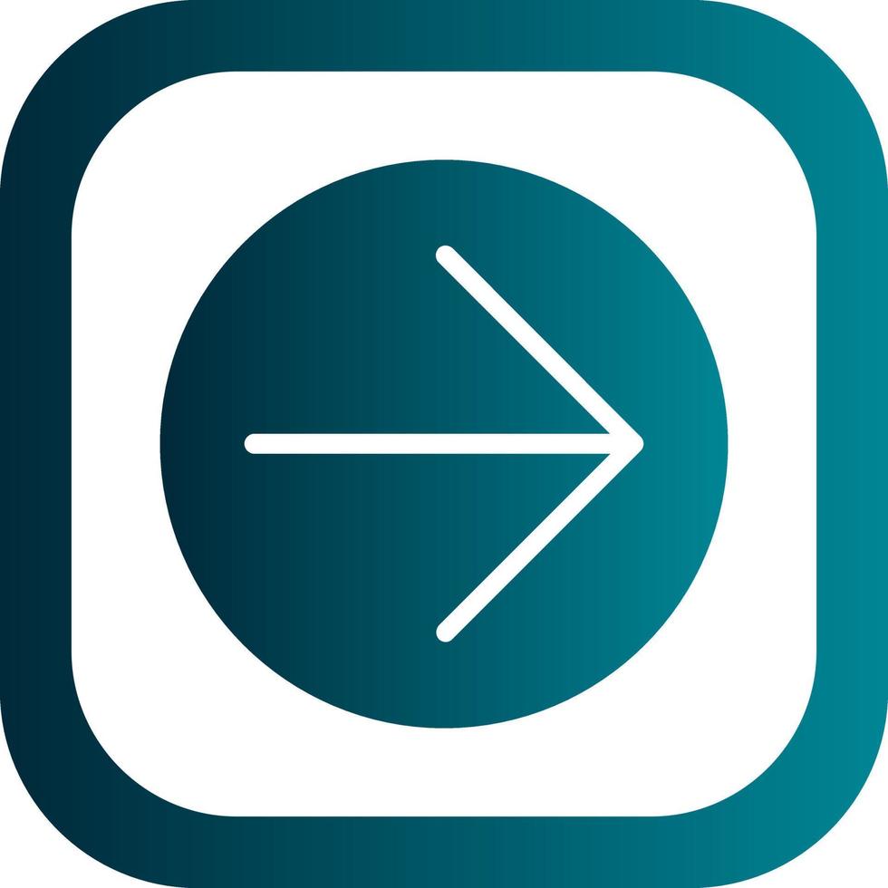 Arrow Circle Right Vector Icon Design