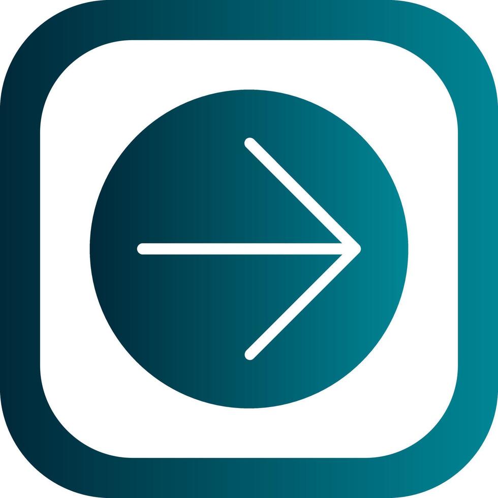 Arrow Circle Right Vector Icon Design