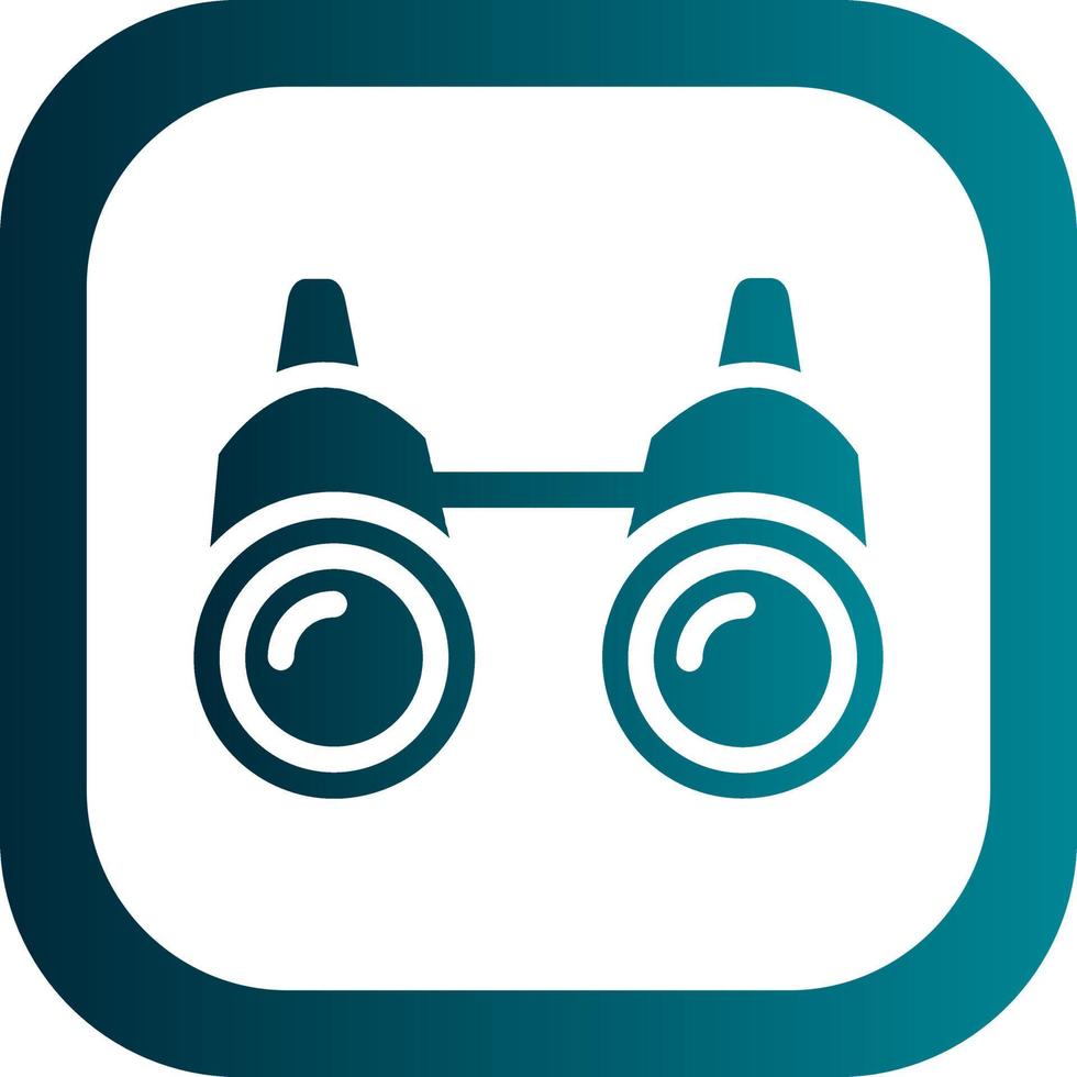 Binoculars Vector Icon Design