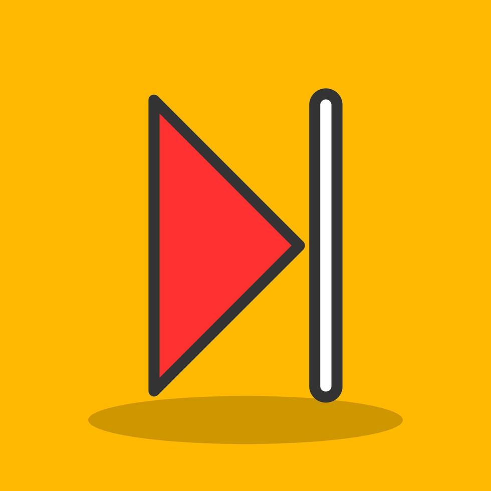 Skip Vector Icon Design