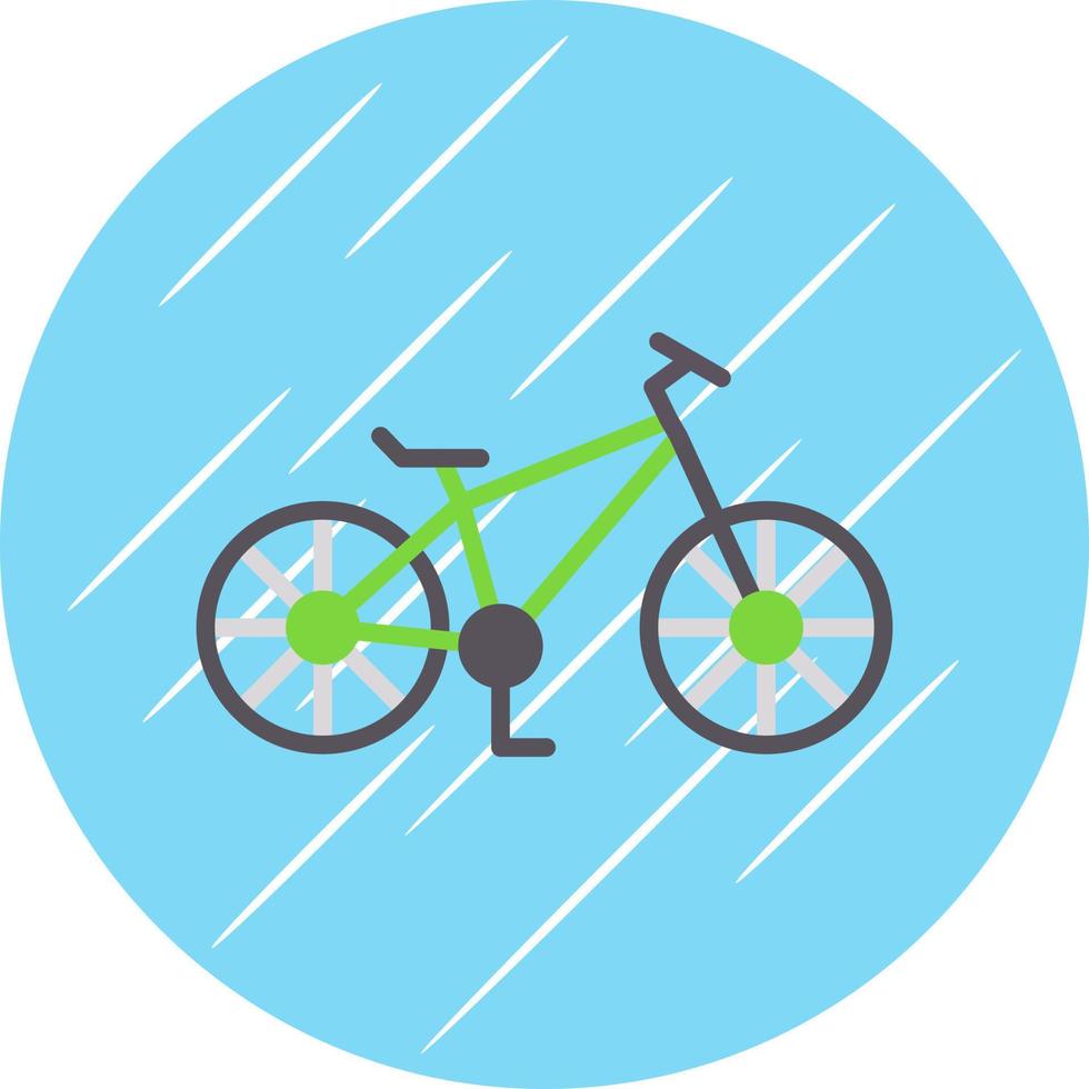 Mountain Bike Vector Icon Design