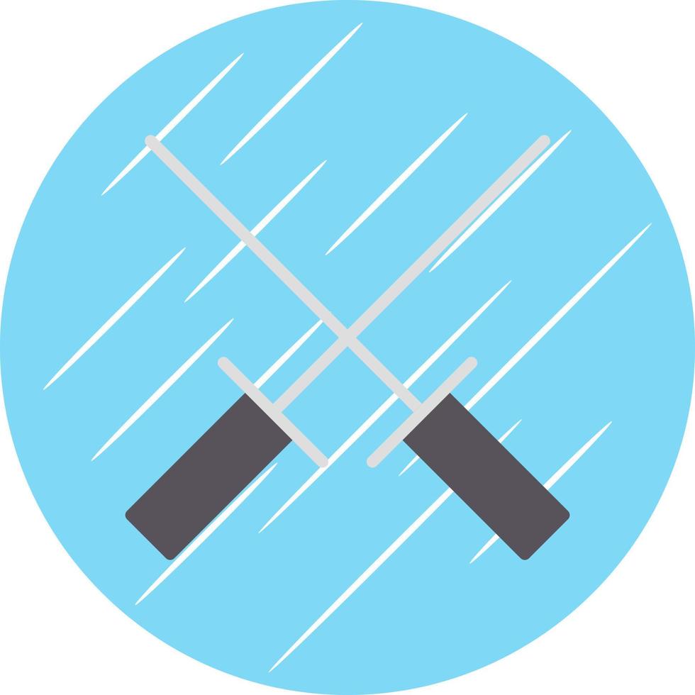 Fencing Vector Icon Design