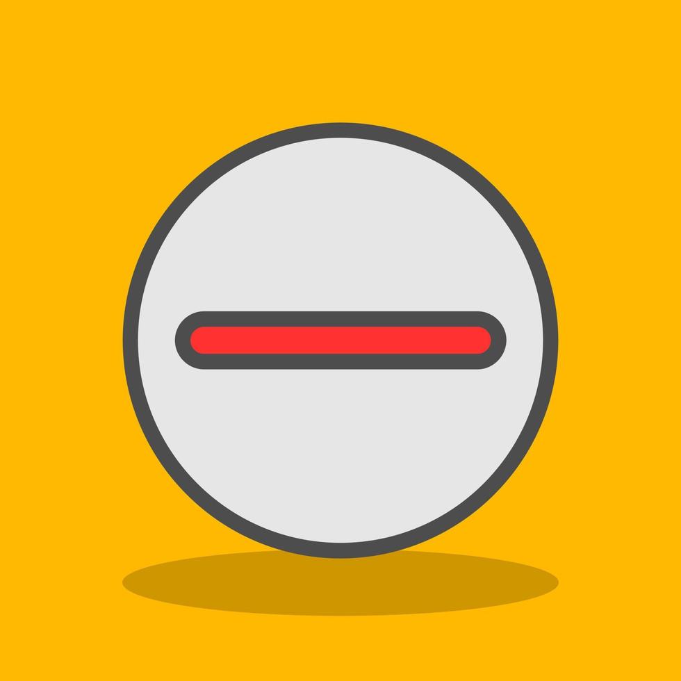 Minus Circle Vector Icon Design
