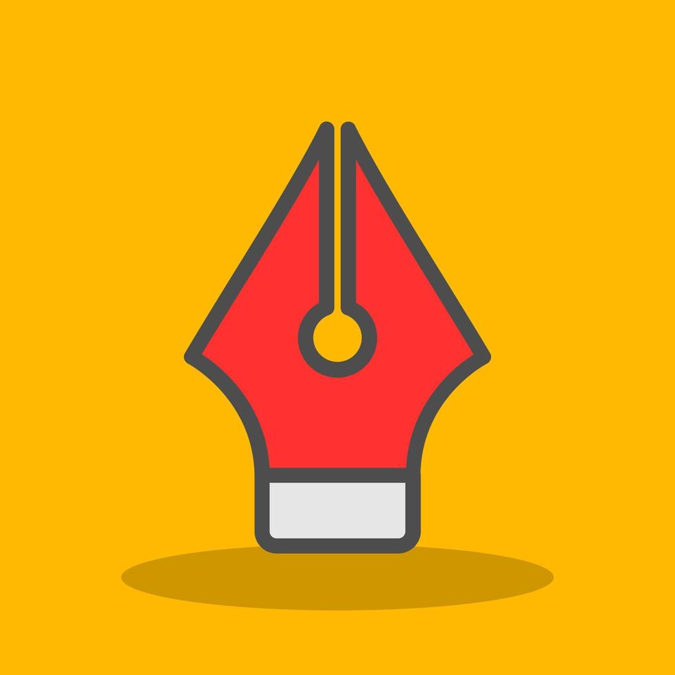 Pen Nib Vector Icon Design