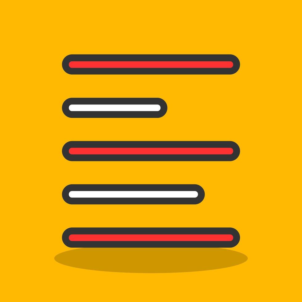 Align Vector Icon Design