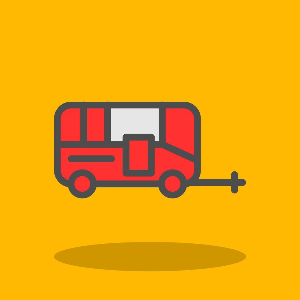 Caravan Vector Icon Design