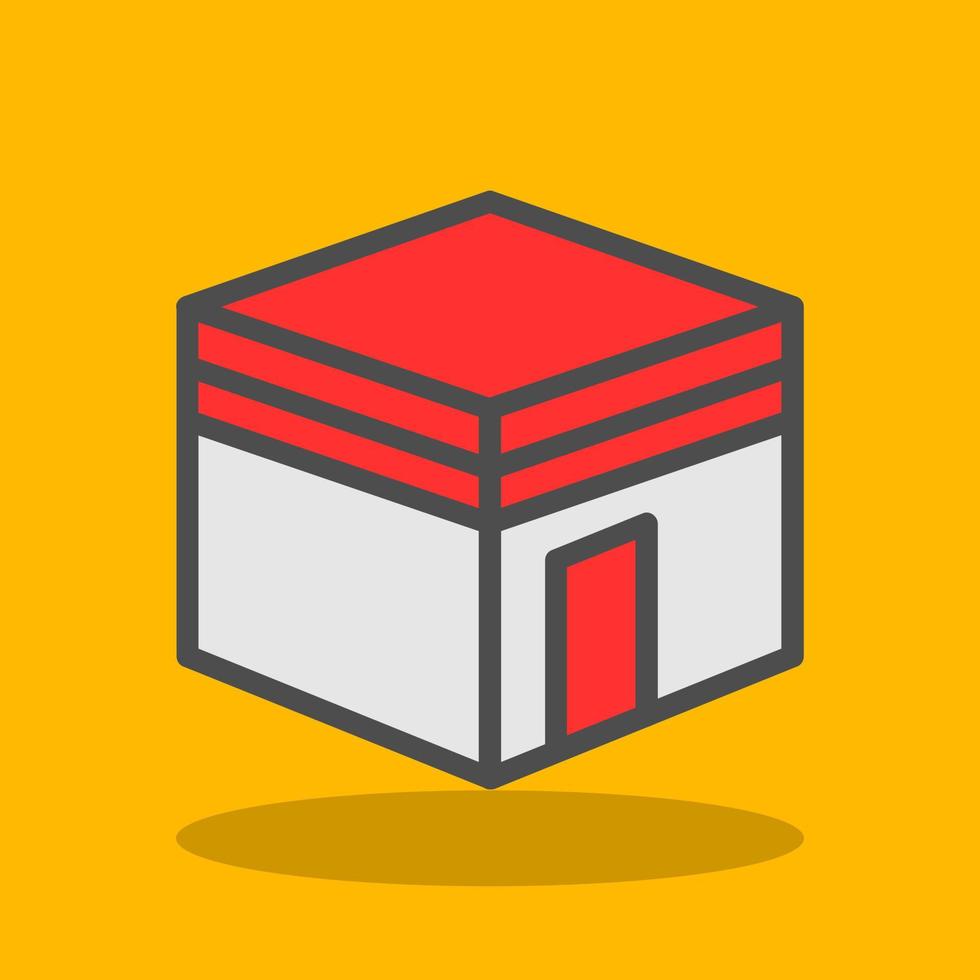 Kaaba Vector Icon Design
