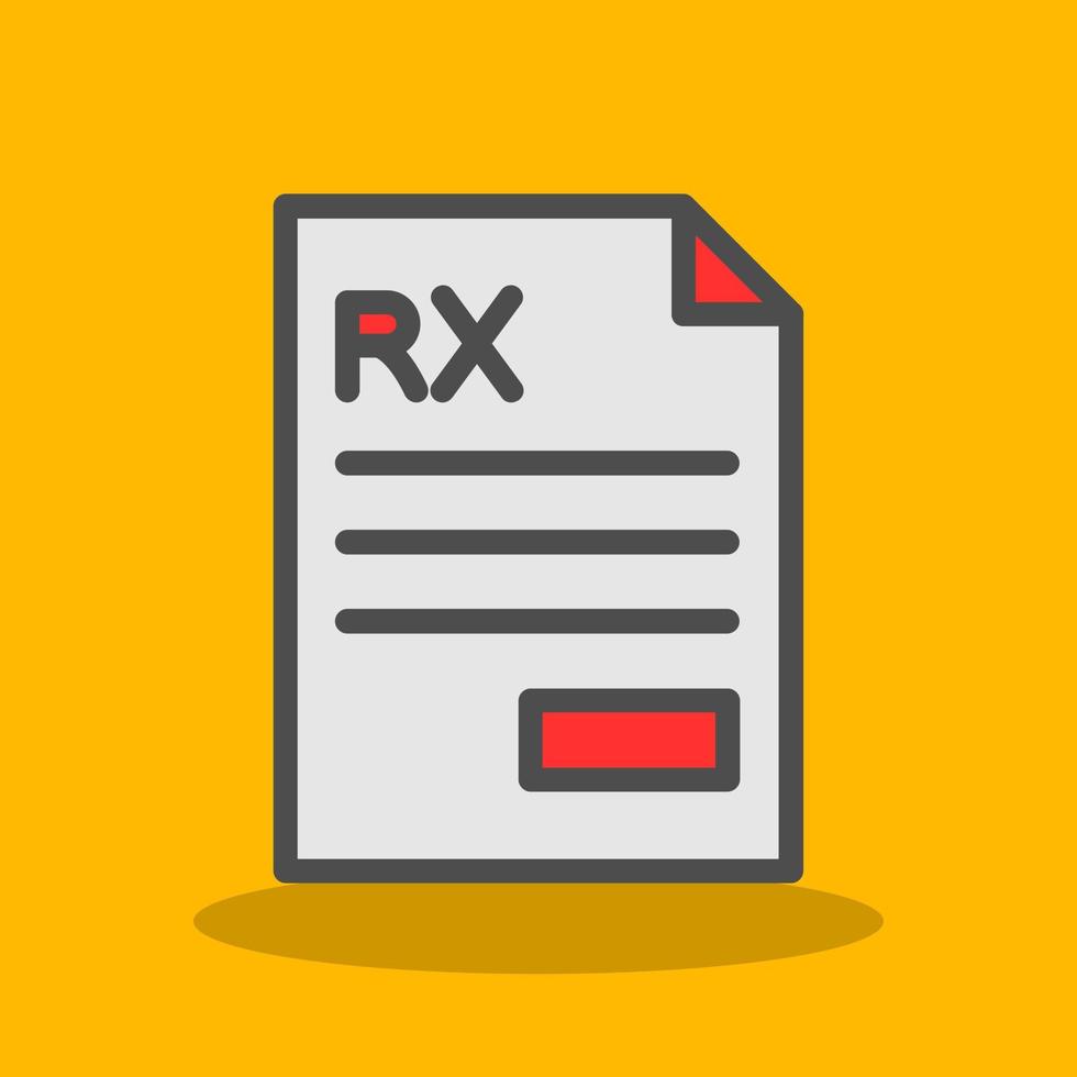 Prescription Vector Icon Design