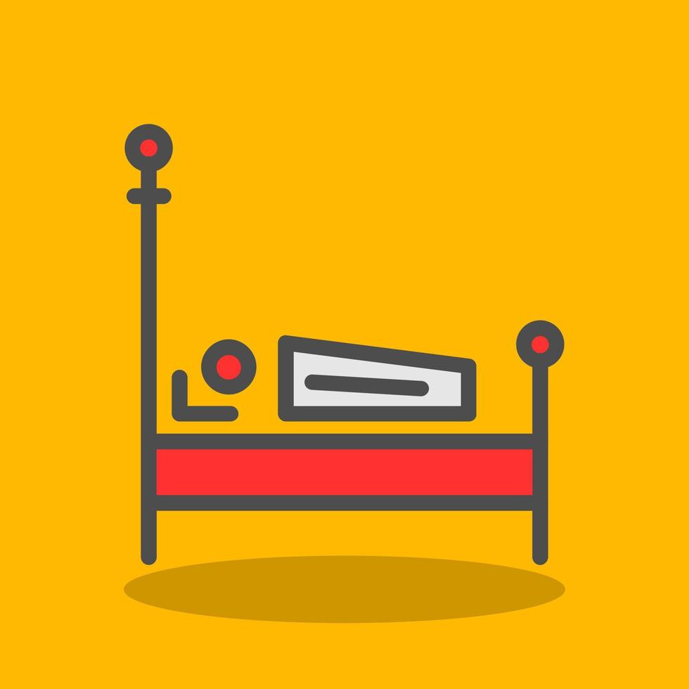 diseño de icono de vector de cama