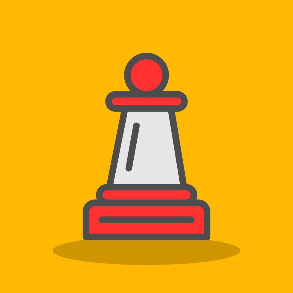 Chess Pawn Vector Icon Design