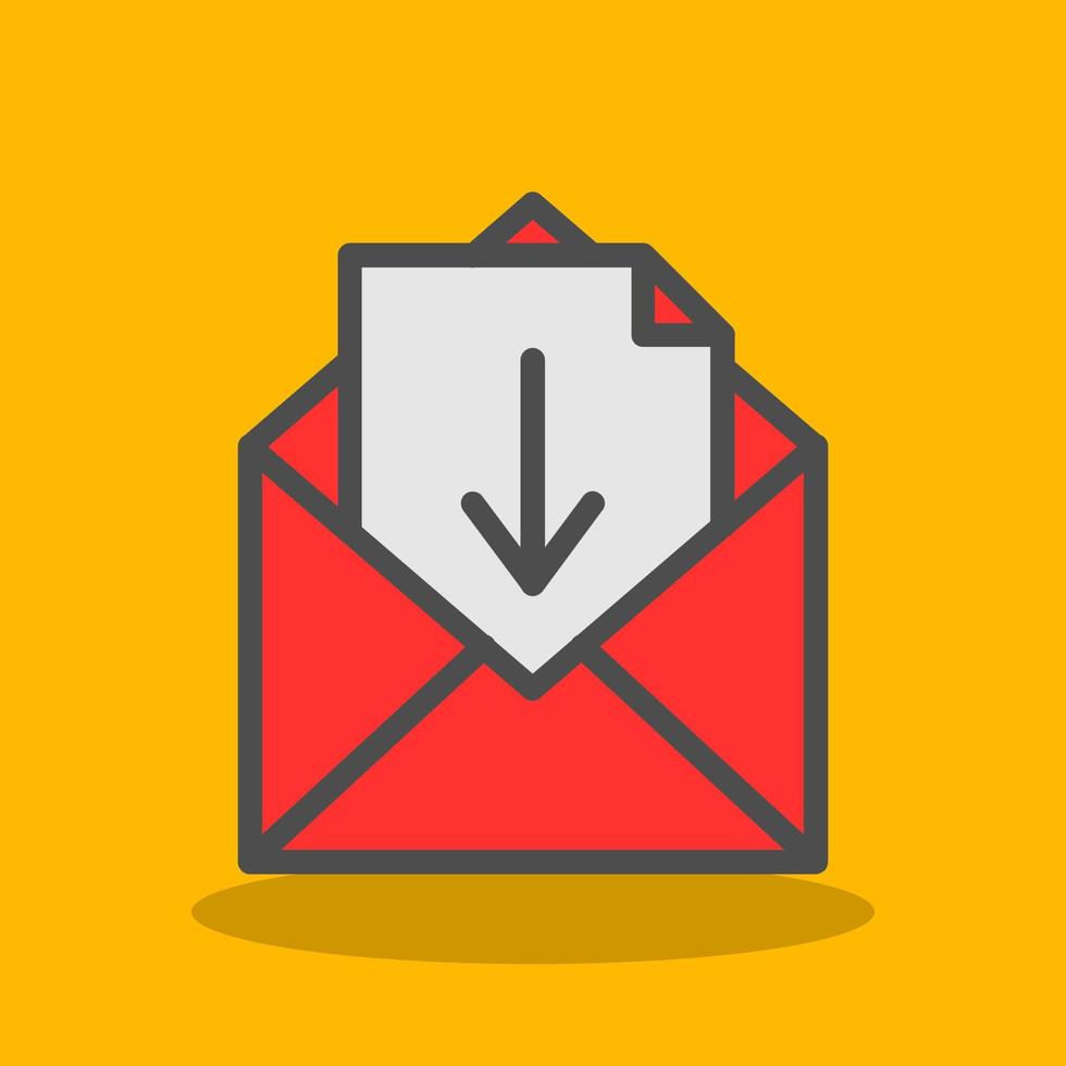 Inbox Vector Icon Design