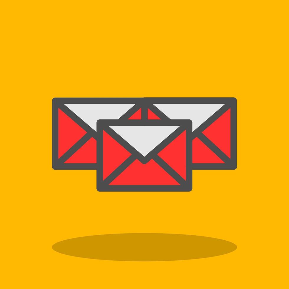 Mail Bulk Vector Icon Design