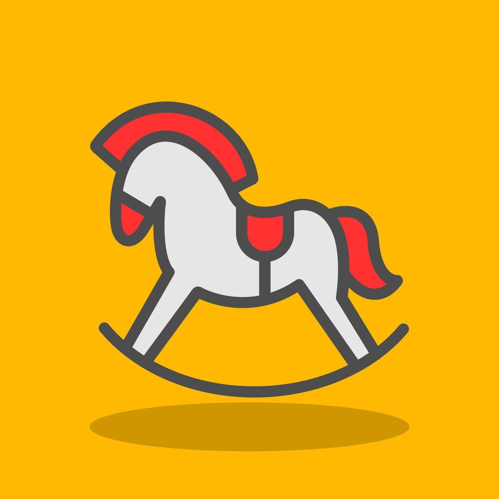 diseño de icono de vector de caballo