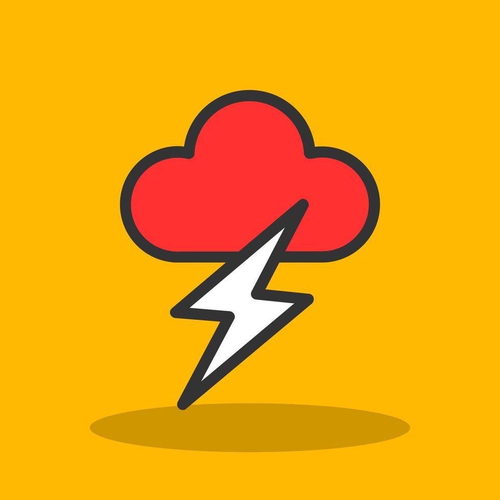 Lightning Vector Icon Design