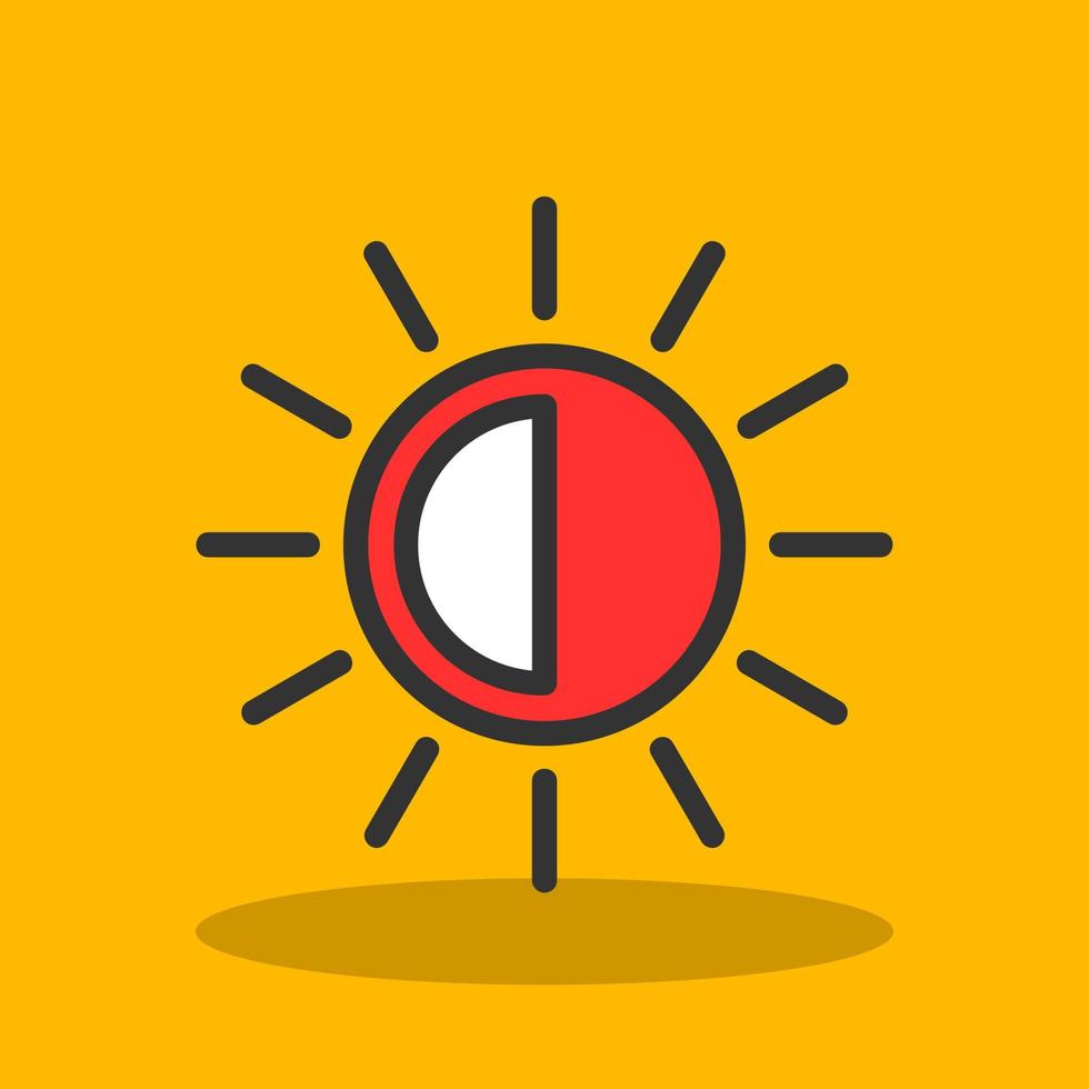 Brightness Vector Icon Design