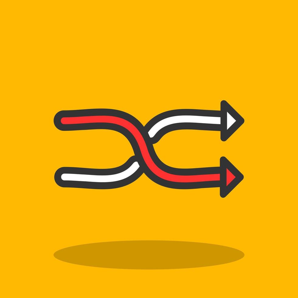 Shuffle Vector Icon Design