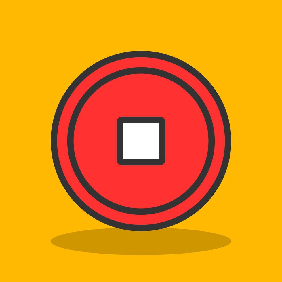 Stop Vector Icon Design