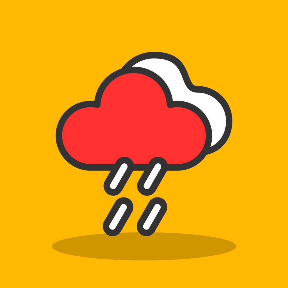 Drizzle Vector Icon Design