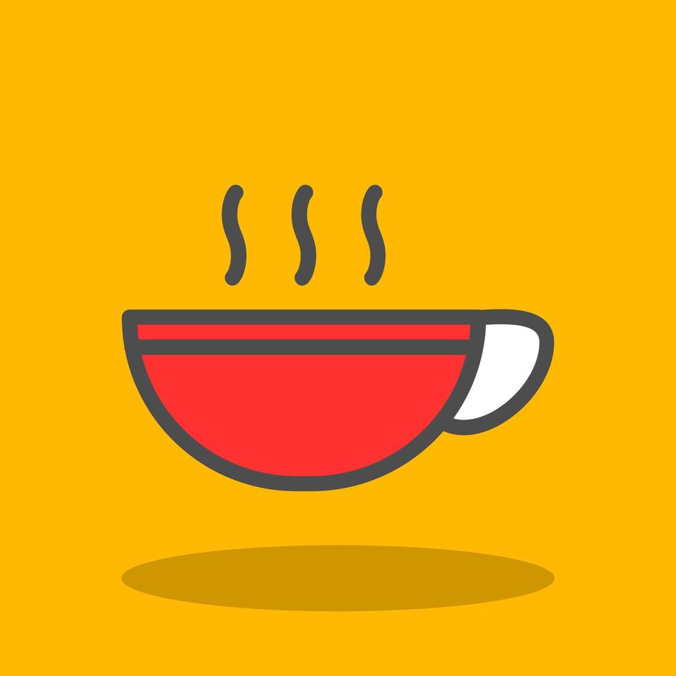 Mug Hot Vector Icon Design