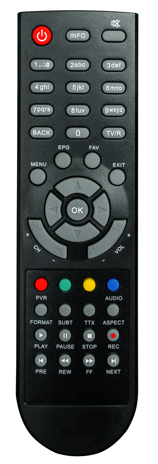Remote control TV isolated for design 20964322 PNG
