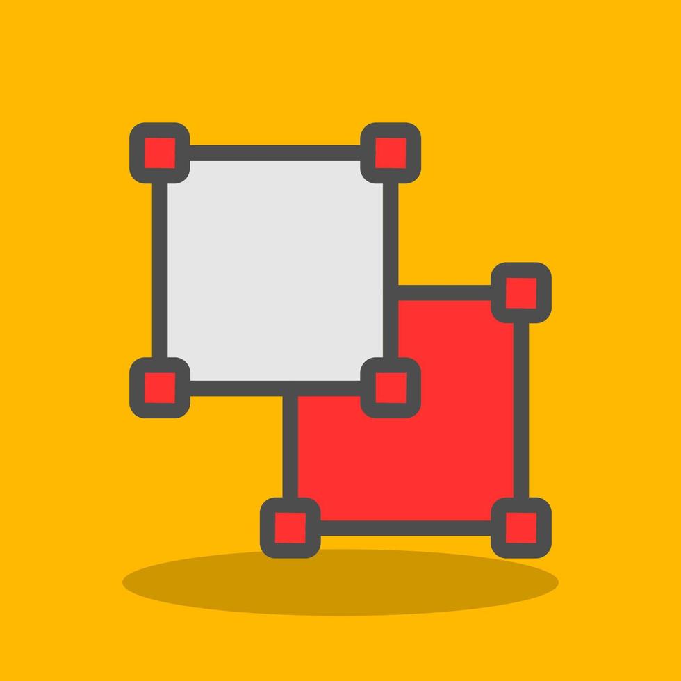 Object Ungroup Vector Icon Design
