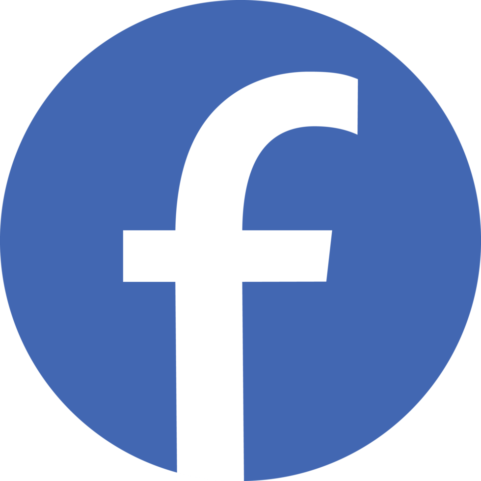 facebook circle icon for web design png