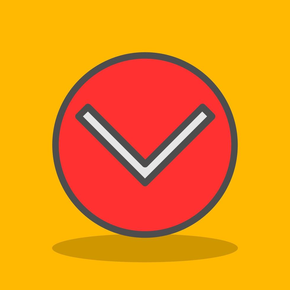 Chevron Circle Down Vector Icon Design
