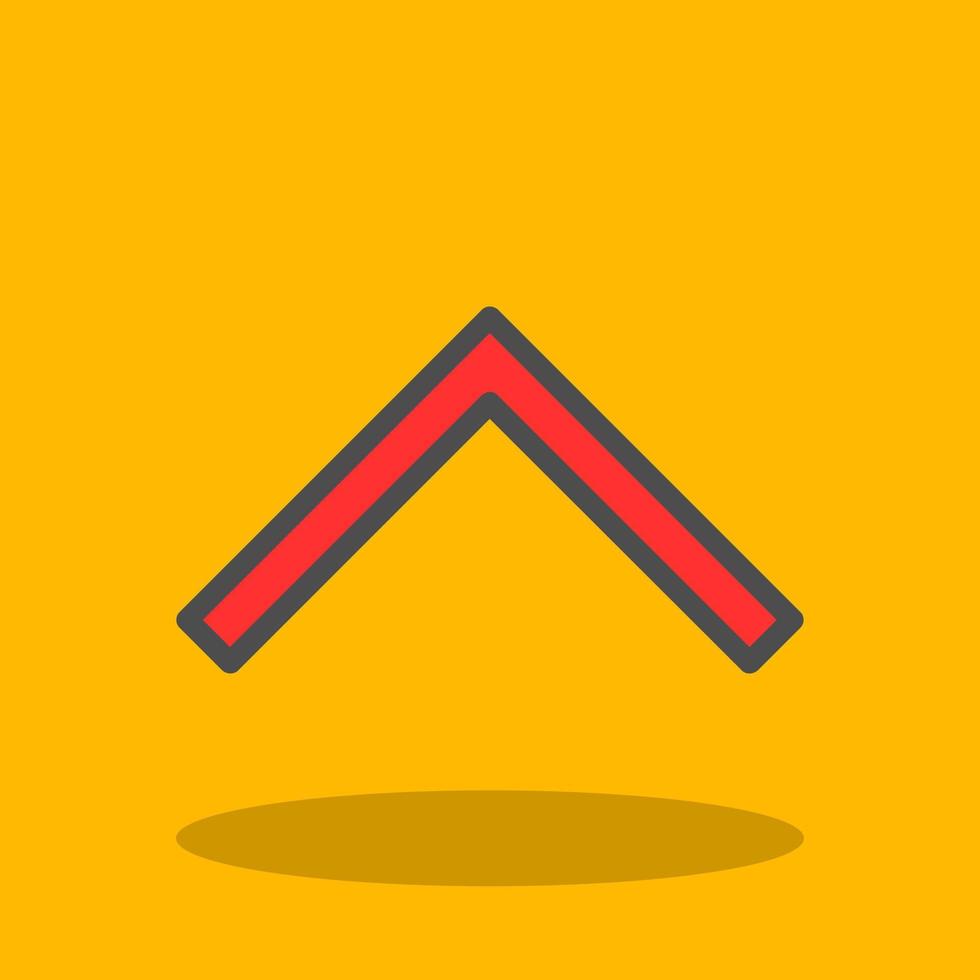 Chevron Up Vector Icon Design