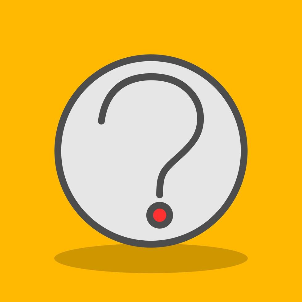 Question Circle Vector Icon Design