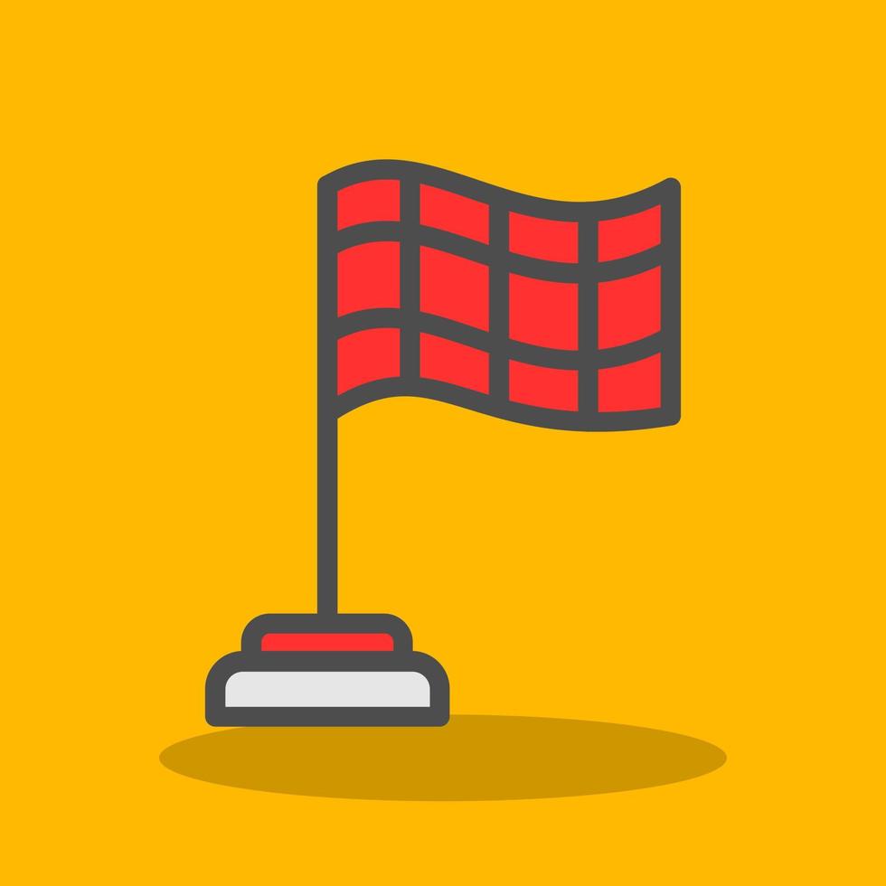 Flag Checkered Vector Icon Design