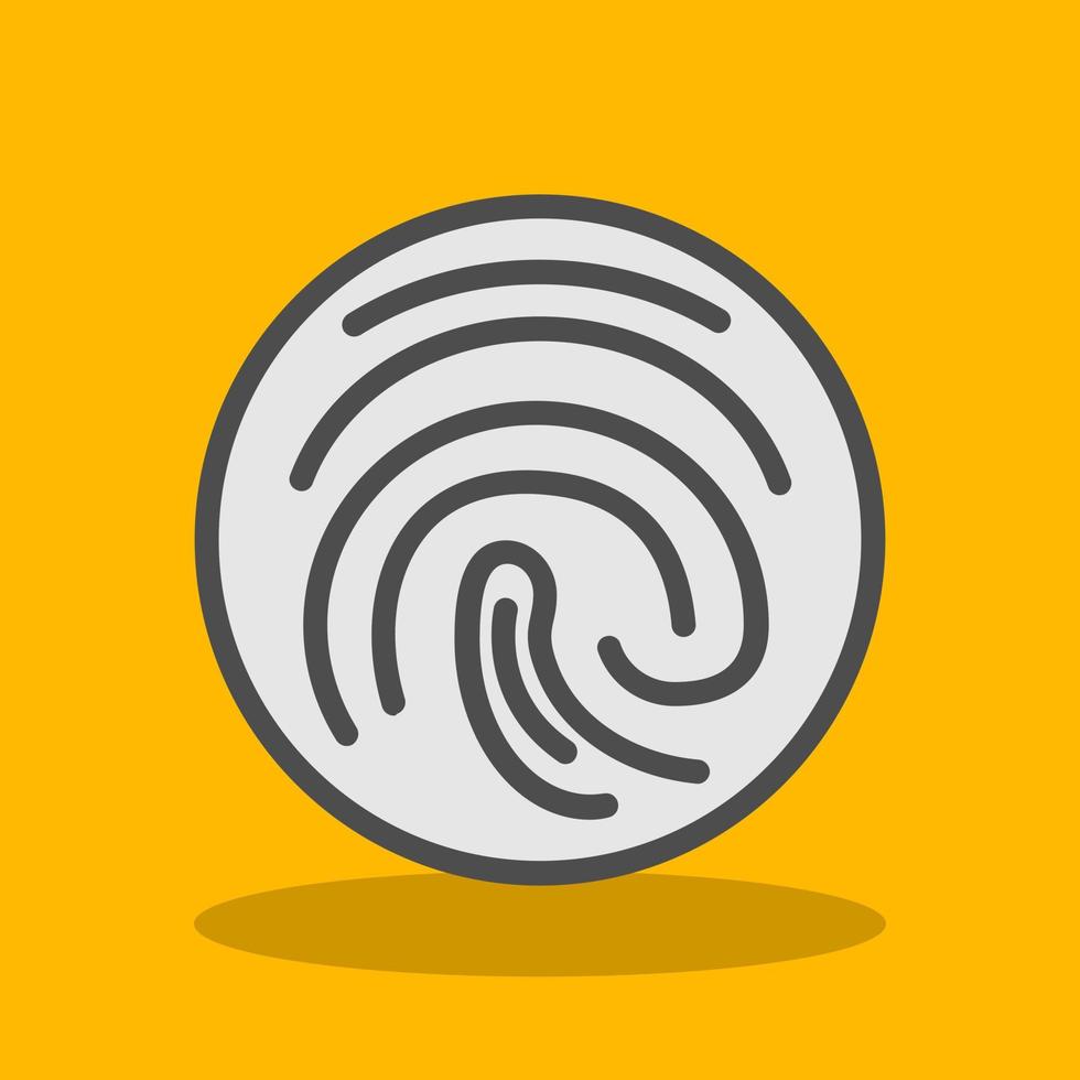 Fingerprint Vector Icon Design