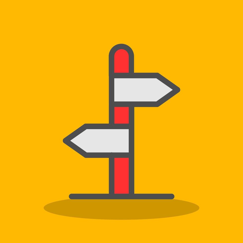 Directions Vector Icon Design