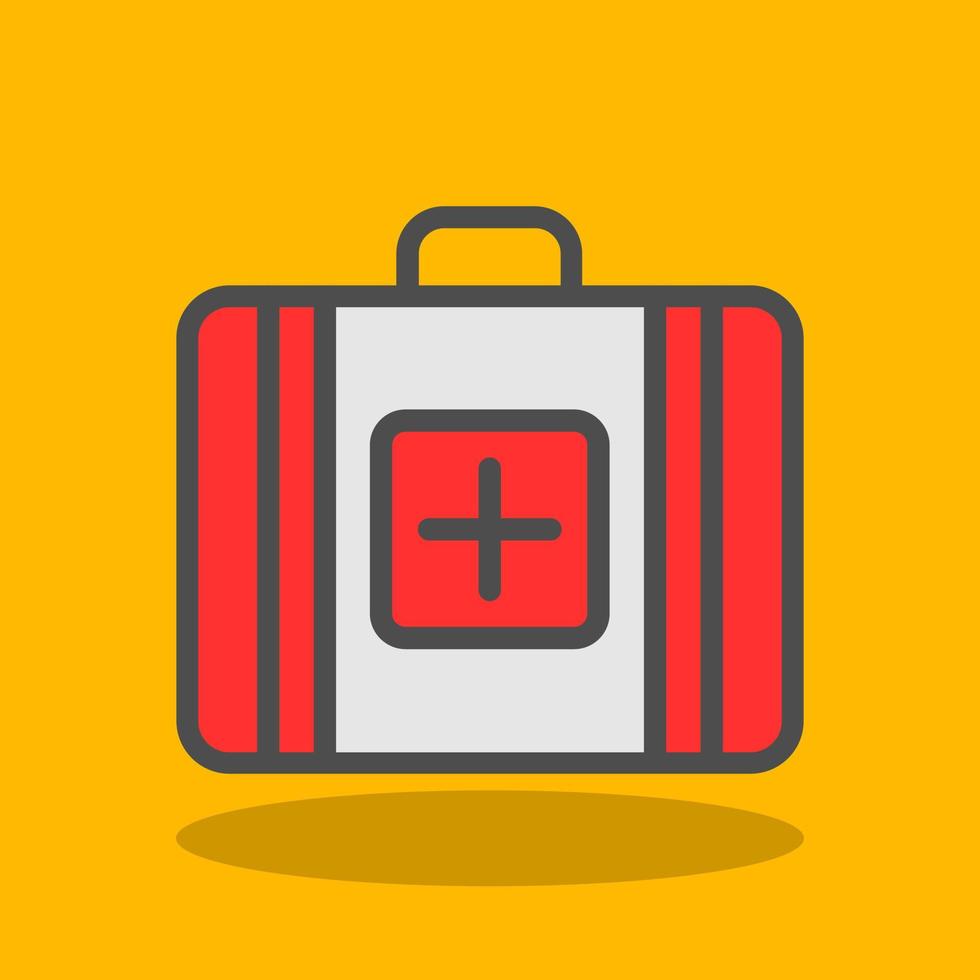 Briefcase Medical Vector Icon Design