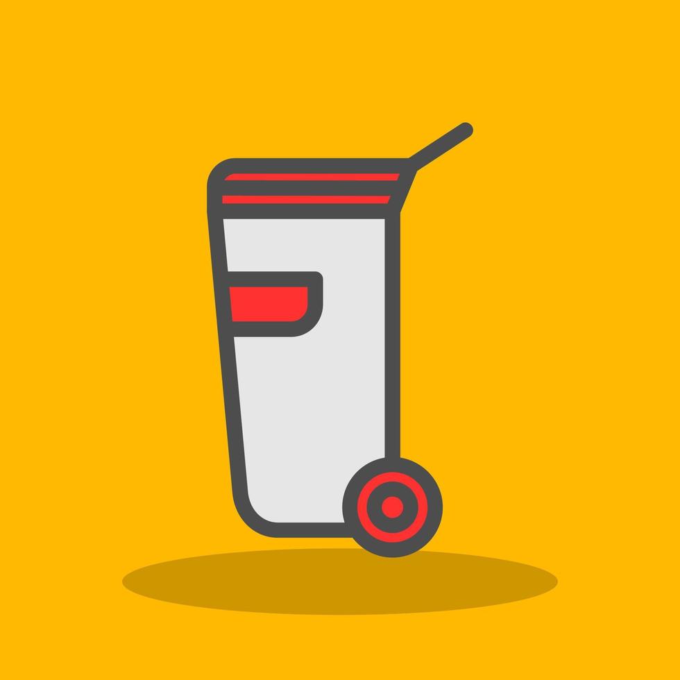 Dumpster Vector Icon Design