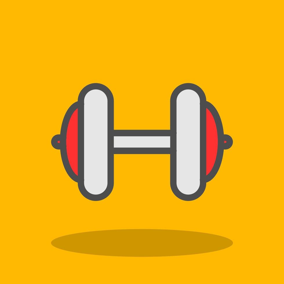 Dumbbell Vector Icon Design