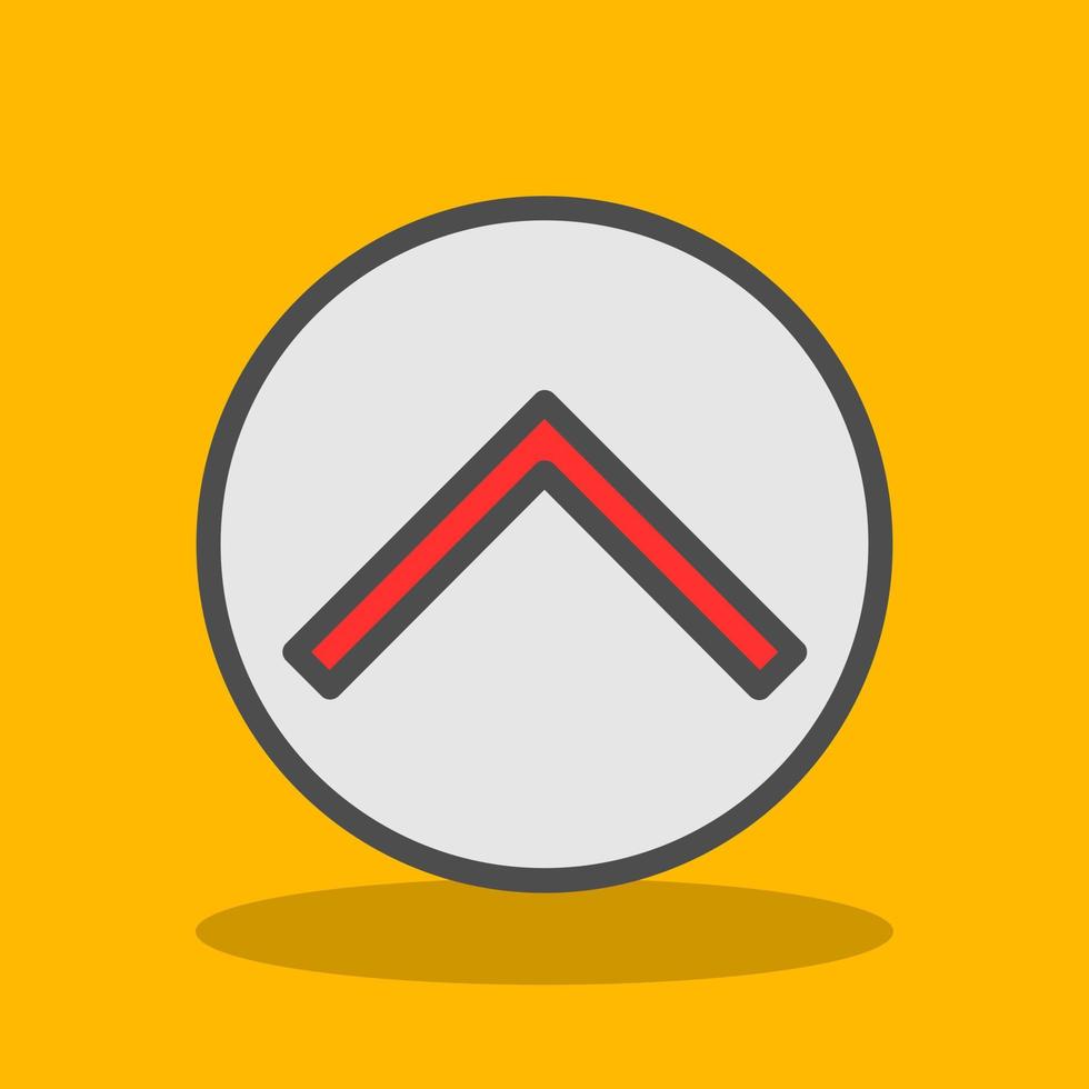 Chevron Circle Up Vector Icon Design