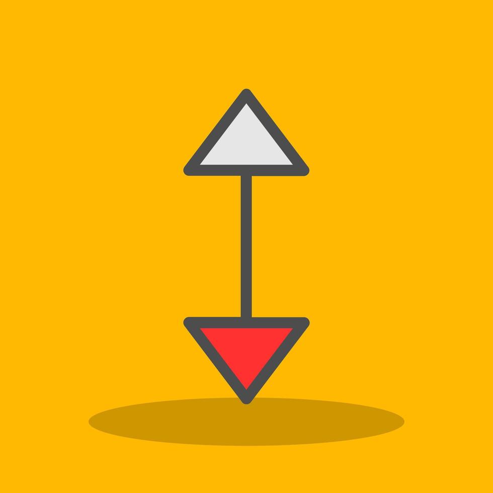 Arrows Alt V Vector Icon Design