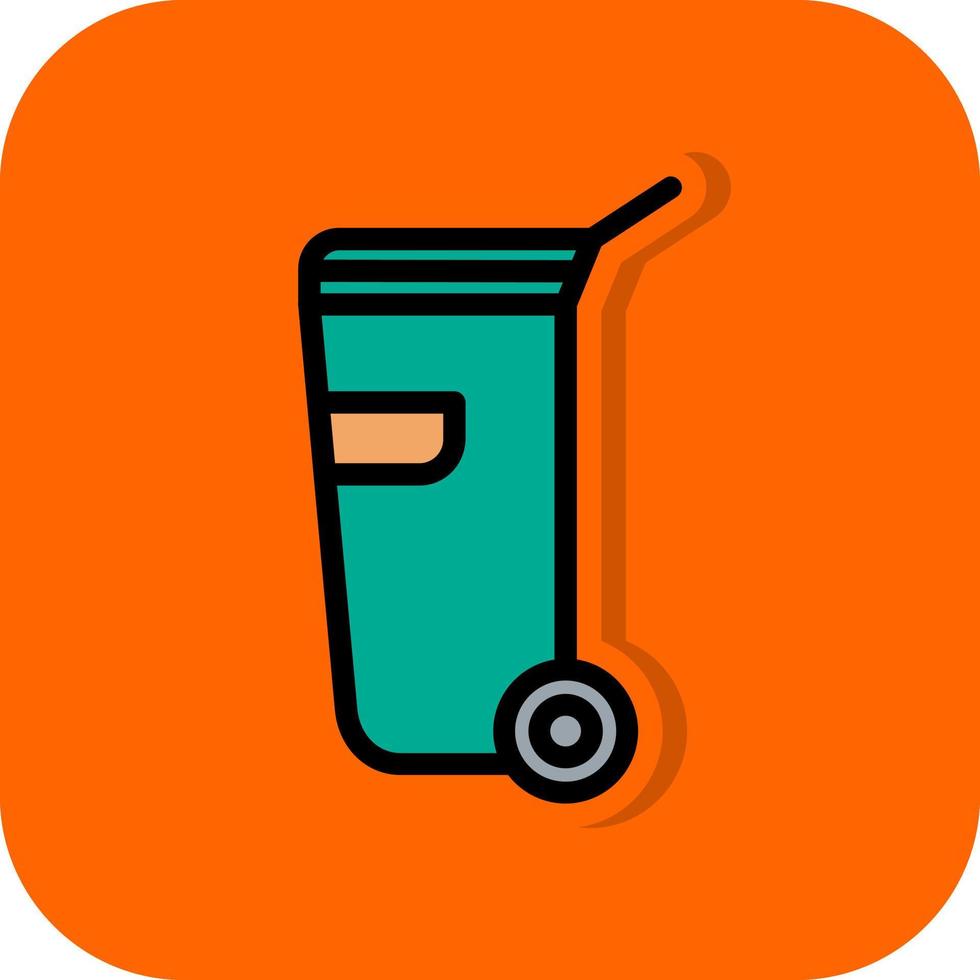 Dumpster Vector Icon Design