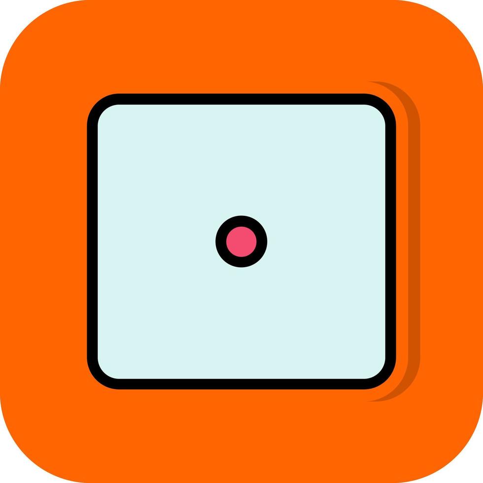 Dice One Vector Icon Design