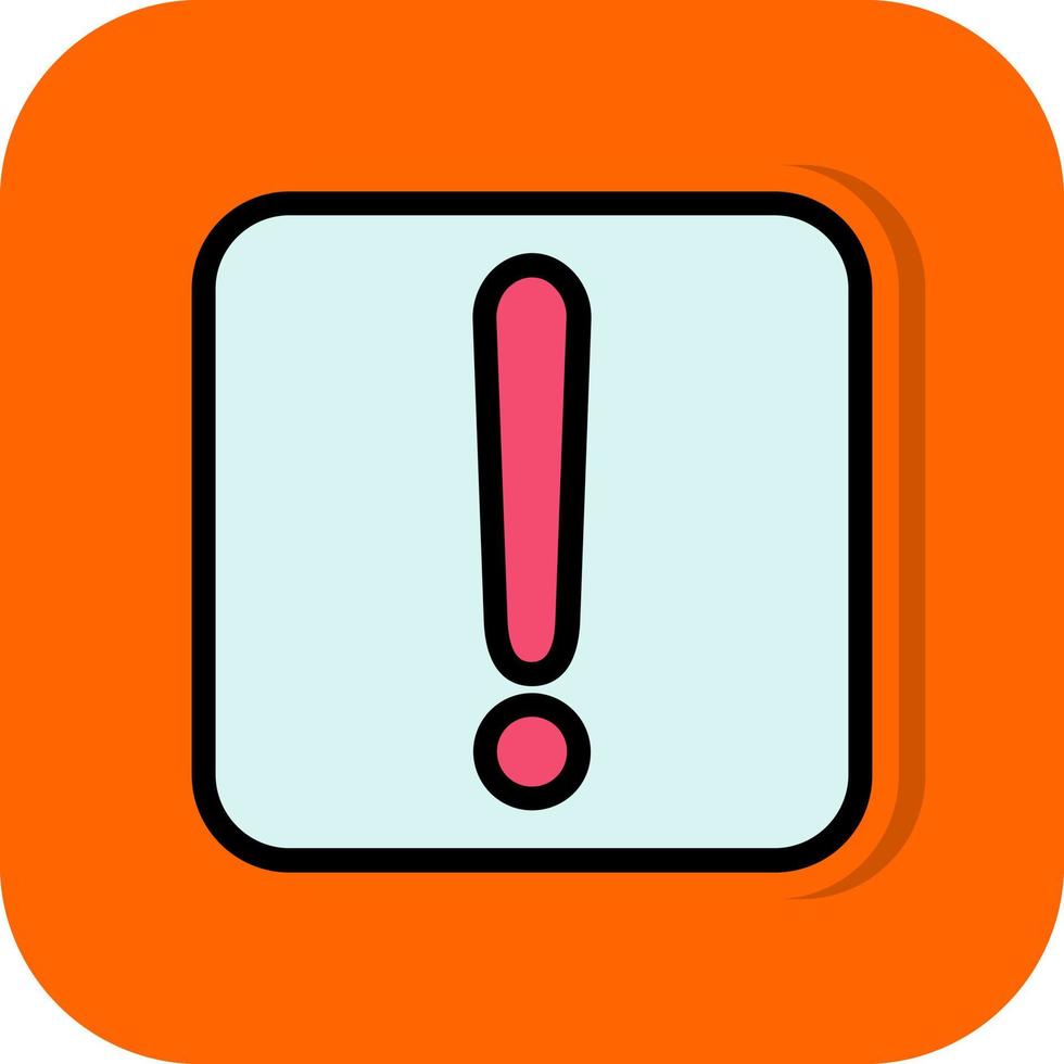 Exclamation Vector Icon Design