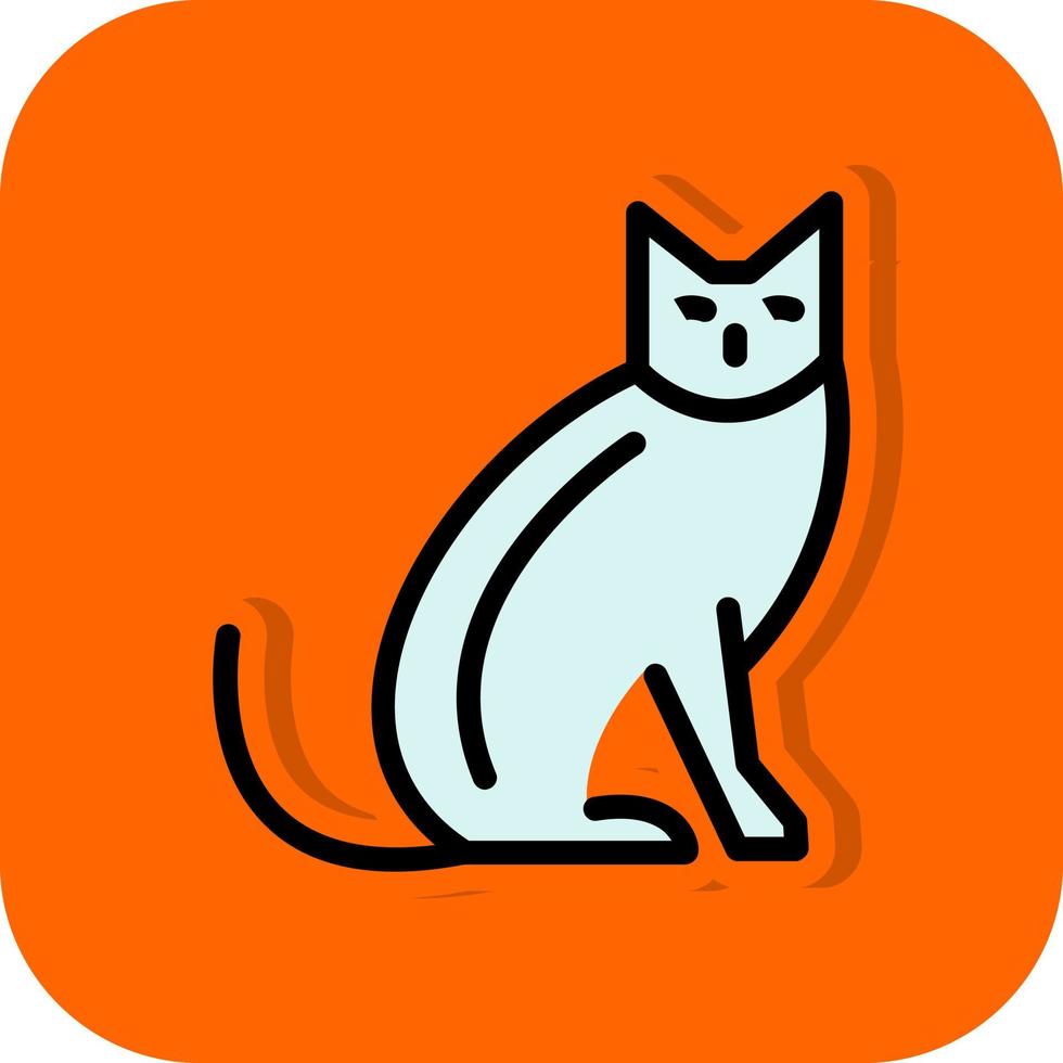 Cat Vector Icon Design