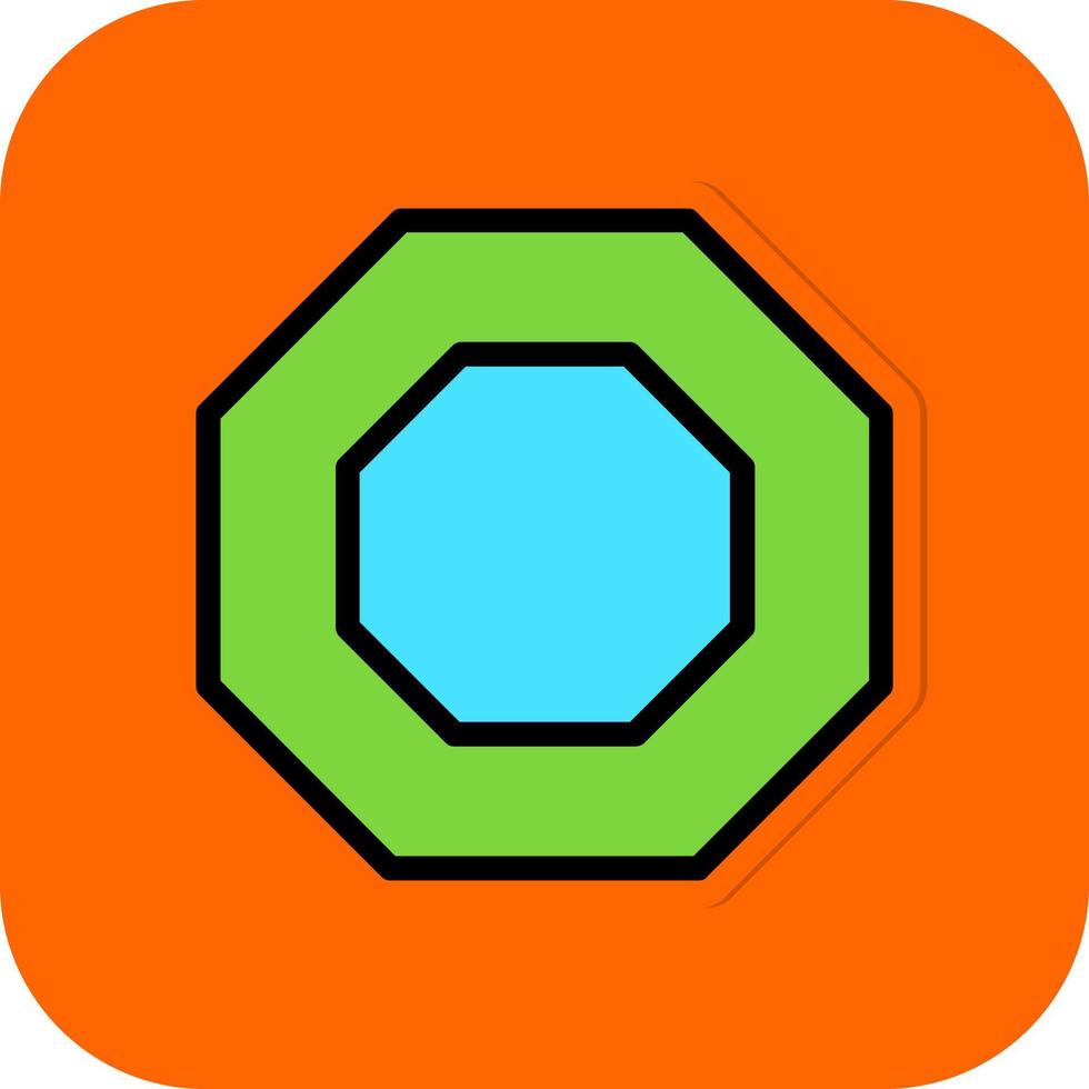 Octagon Vector Icon Design