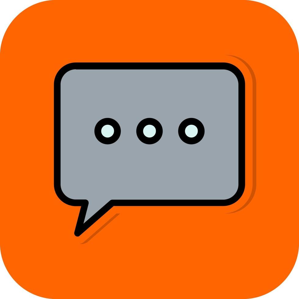 Comment Dots Vector Icon Design